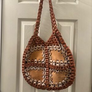 Vintage leather boho Bag